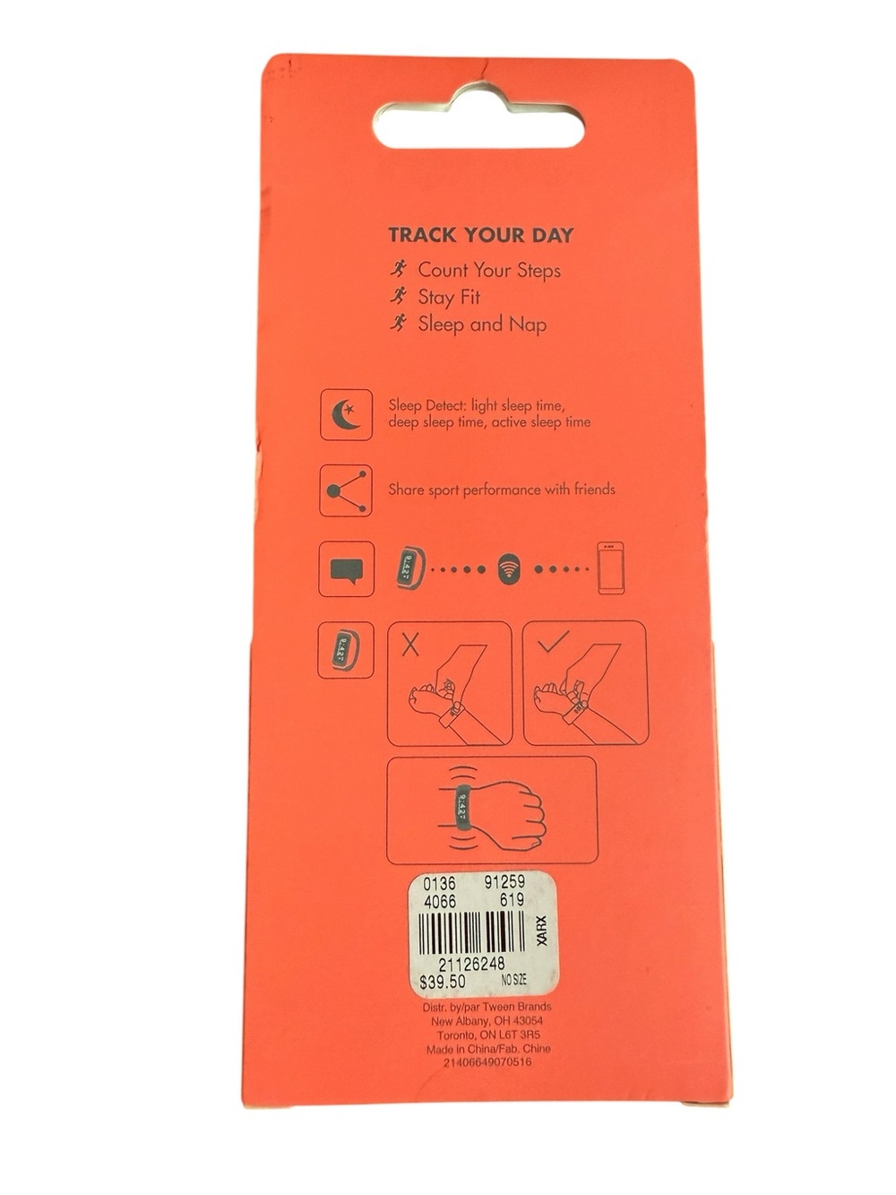 Justice ACTIVE Activity Tracker NIB - Picture 5 of 7